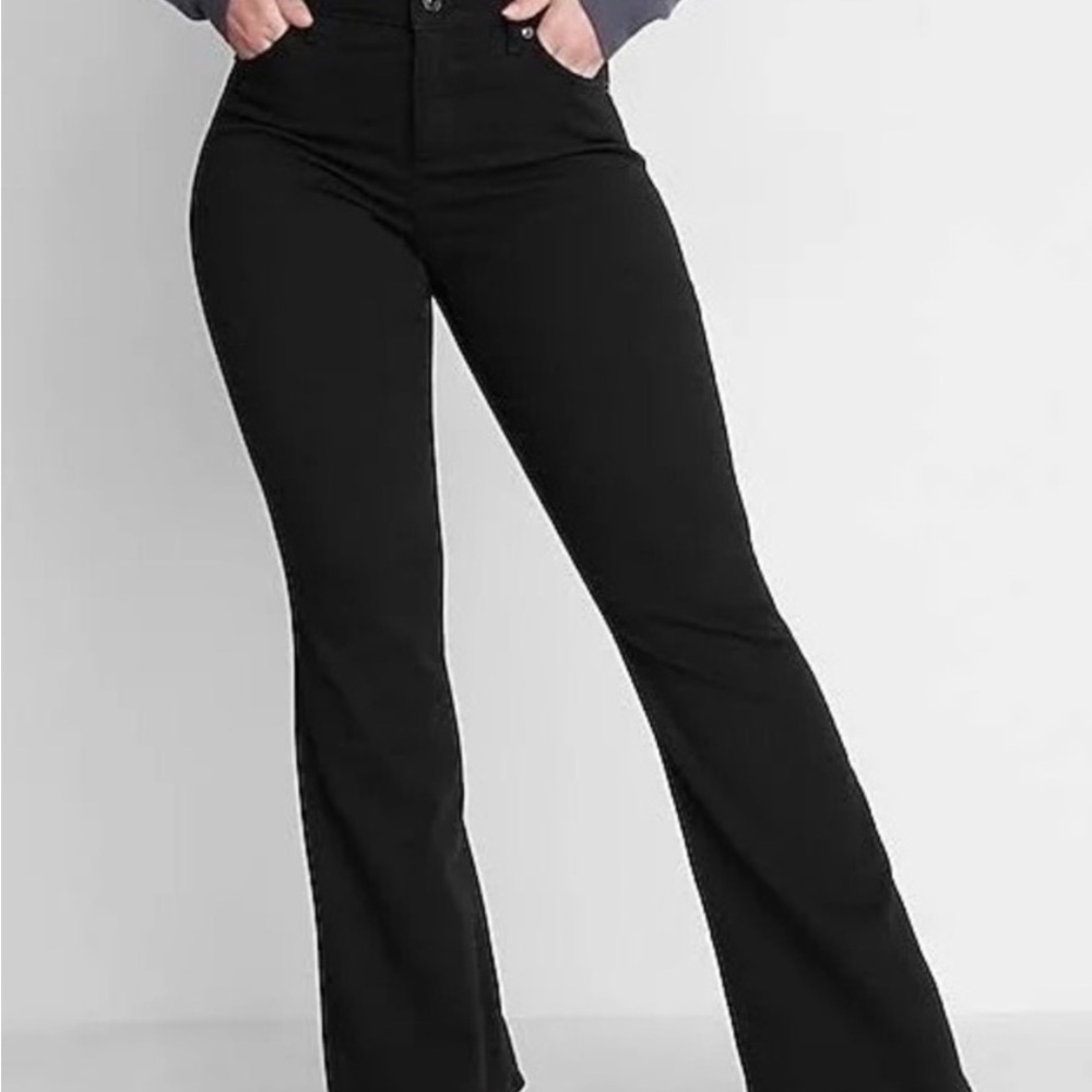 NWT Express Black Flared Pants